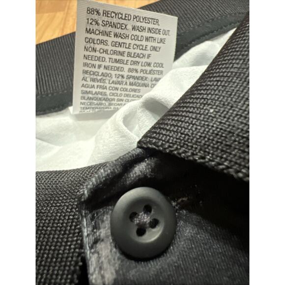 All In Motion Floral Print Textured Polo Shirt Black Mens XL New - Picture 5 of 5